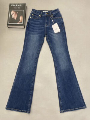 [셀린느] 로고 자수 디테일 데님 진