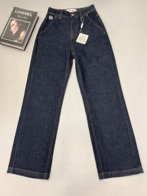 [로에베] 로고 자수 디테일 데님 진