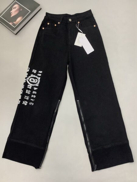 [메종 마르지엘라] 지퍼 디테일 데님 진