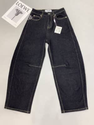 [로에베] 애너그램 배럴 데님 진