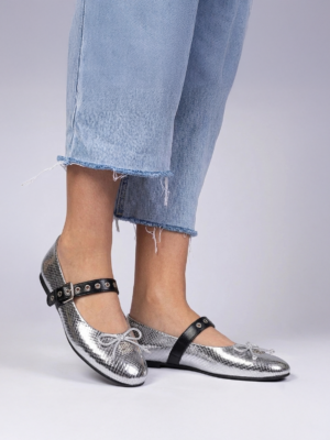 [미우미우] 버클 디테일 메리 제인 발레 플랫 (3 COLORS)