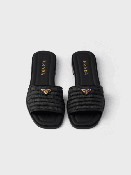 [프라다] 크로셰 디테일 레더 슬라이드 1XX758 (3 COLORS)