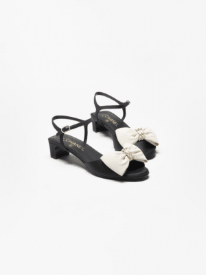 [샤넬] 리본 그로그랭 샌들 G46813