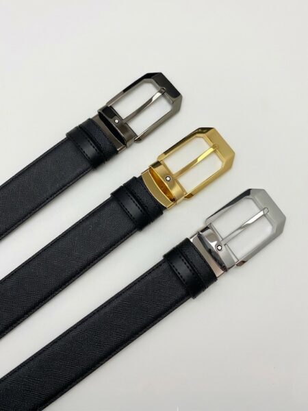 [몽블랑] 직사각형 버클 35mm 리버서블 벨트 (3 COLORS)