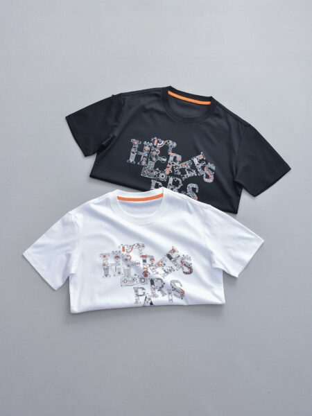 [에르메스] 프린트 디테일 반소매 티셔츠 (2 COLORS)