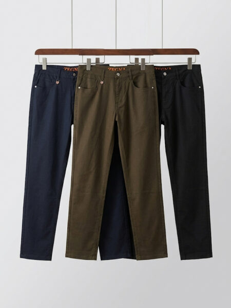 [제냐] 스트레이트 레그 캐주얼 팬츠 (3 COLORS)