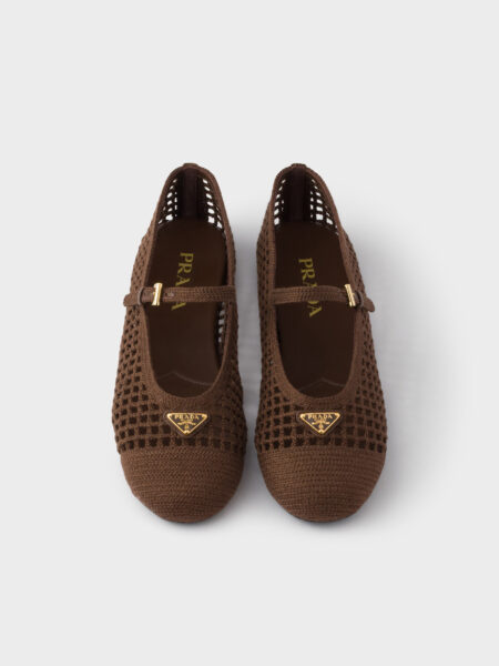 [프라다] 크로셰 발레리나 슈즈 1F364O (6 COLORS)