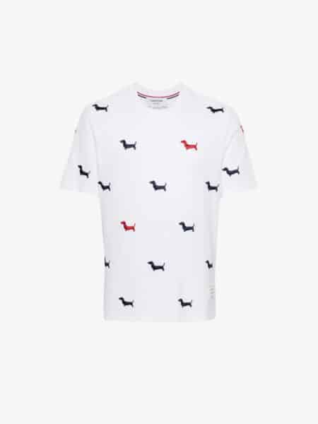 [톰브라운] 퍼피 자수 디테일 티셔츠 (3 COLORS)