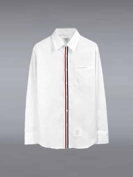 [톰브라운] RWB 스트라이프 버튼다운 셔츠