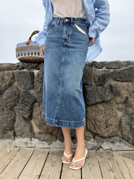 [메종 마르지엘라] 데님 스커트