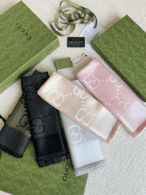 [구찌] GG 라메 자카드 숄 스카프 (5 COLORS)