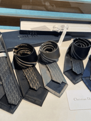 [디올] 오블리크 실크 자카드 넥타이 (5 COLORS)