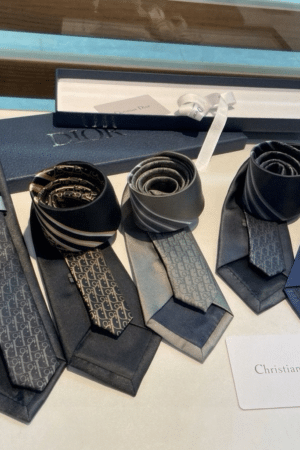 [디올] 오블리크 실크 자카드 넥타이 (5 COLORS)