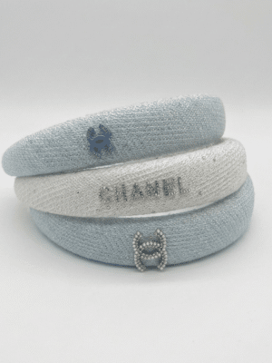 [샤넬] 글리터 트위드 헤드밴드 ( COLORS)