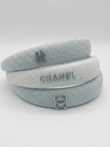 [샤넬] 글리터 트위드 헤드밴드 ( COLORS)