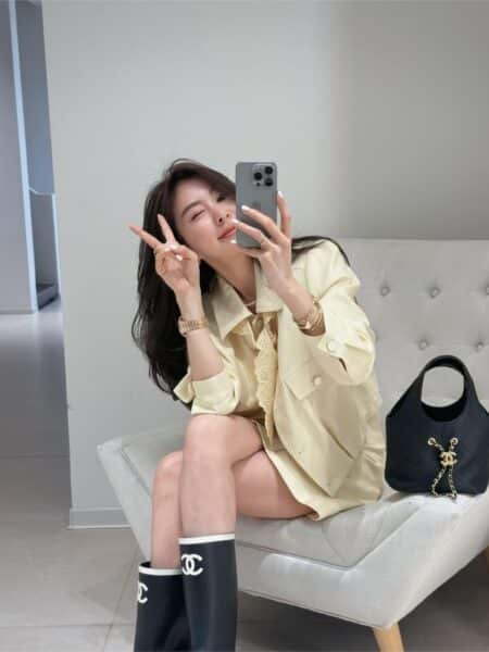 [샤넬] 스몰 쇼핑백 AS6132