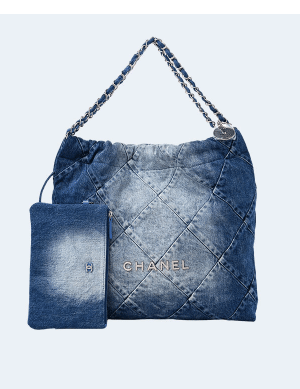 [샤넬] 워싱데님 22백 AS3261