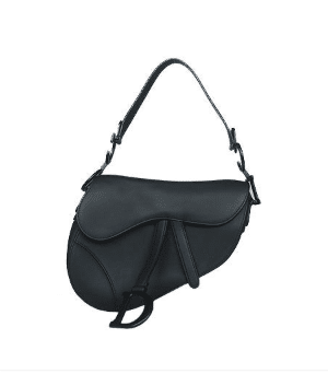 [디올] 블랙 D로고 매트 블랙 레더 새들 숄더백 M0455SLLO_M989