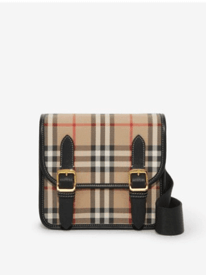 [버버리] 빈티지 체크 코튼 크로스백 3481-2