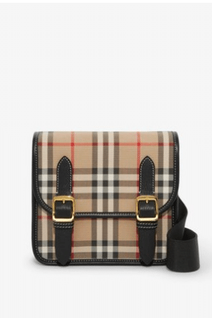 [버버리] 빈티지 체크 코튼 크로스백 3481-2