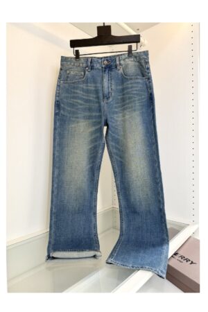 [버버리] 루즈핏 워싱 데님 팬츠