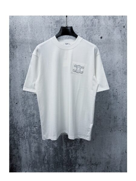 [셀린느] 트리온프 자수 반팔 티셔츠 ( 2 COLORS)