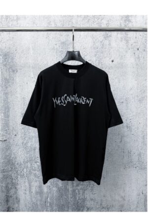 [생로랑] 로고 반팔 티셔츠 ( 2 COLORS)