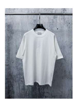 [생로랑]  카산드라 로고 반팔 티셔츠 ( 2 COLORS)