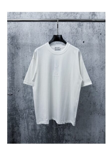 [생로랑]  카산드라 로고 반팔 티셔츠 ( 2 COLORS)