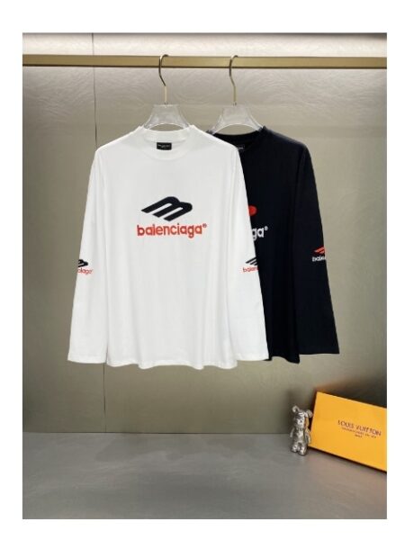 [발렌시아가] 3B 스포츠 아이콘 롱슬리브 티셔츠 ( 2 COLORS)