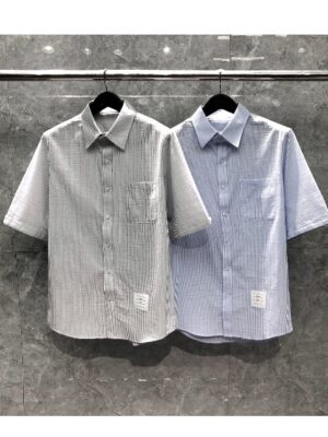 [톰브라운] 스트라이프 반팔 셔츠 (2 COLORS)