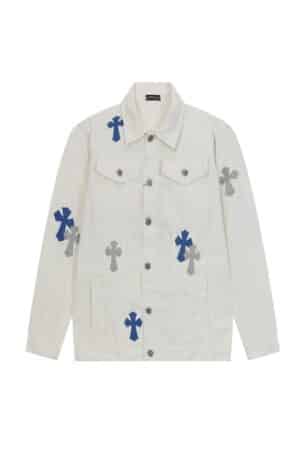 [크롬하츠] 크로스 패치 데님 자켓 (2 COLORS)