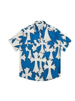 [크롬하츠] 크로스 실크 셔츠 (2 COLORS)