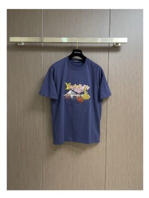 [루이비통] 클래식 티셔츠 네이비 블루