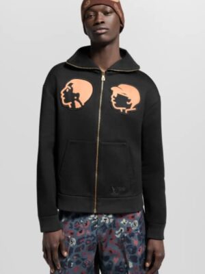 [루이비통] x 니고 후드 집업 블랙 1AIMQG