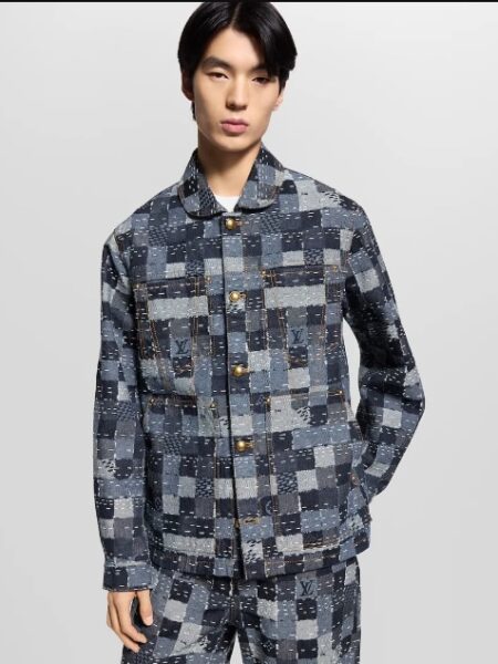 [루이비통] 다미에 패턴 데님 재킷 1AILMO