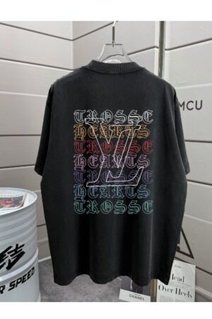 [크롬하츠] 루이비통 멀티 컬러 레터링 티셔츠 (4 COLORS)