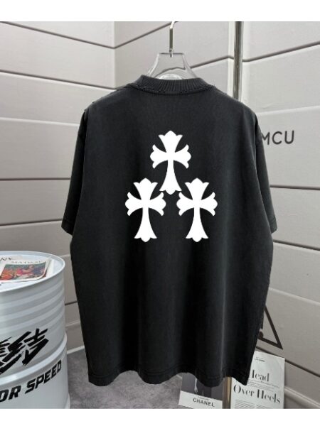 [크롬하츠] 트리플 크로스 로고 티셔츠 (4 COLORS)