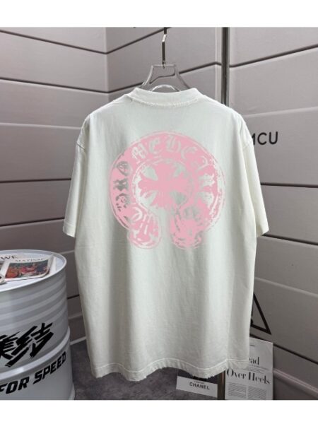 [크롬하츠] 핑크 호스슈 로고 티셔츠 (4 COLORS)