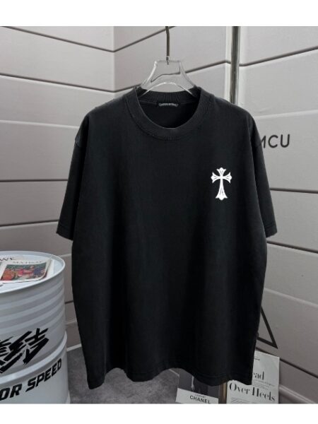 [크롬하츠] 크로스 로고 티셔츠 (4 COLORS)