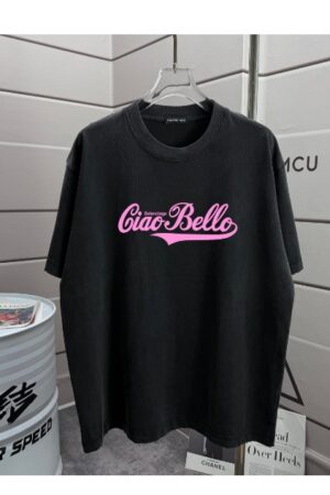 [발렌시아가] Ciao Bello 로고 티셔츠 (4 COLORS)