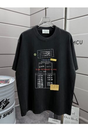 [메종마르지엘라] MM6 라이브러리 티셔츠 (4 COLORS)