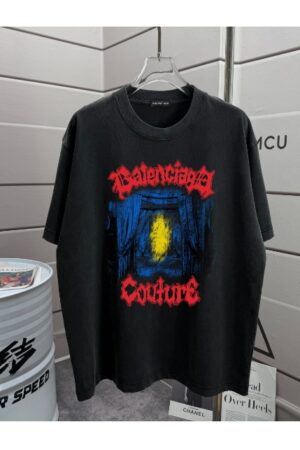 [발렌시아가] 살롱 드 쿠틔르 쉐입드 티셔츠 (4 COLORS)