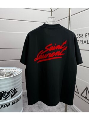 [생로랑] 시그니처 로고 티셔츠 (2 COLORS)