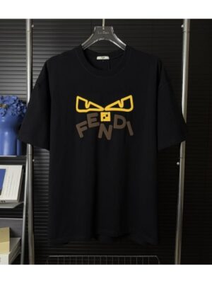 [펜디] 몬스터 아이즈 레터링 티셔츠