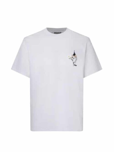 [디올] 캣 자수 티셔츠 (2 COLORS)