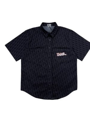 [디올] 오블리크 반팔 셔츠