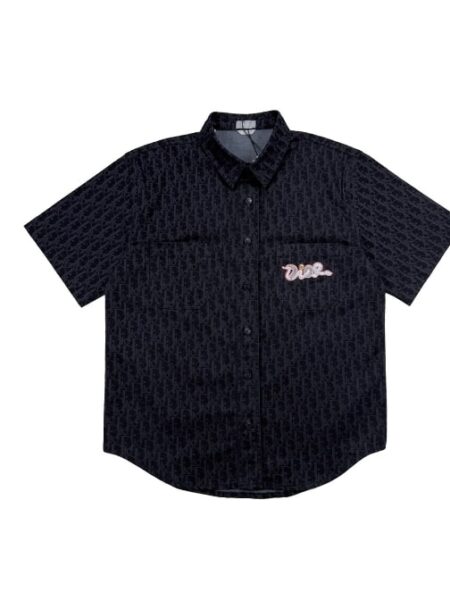 [디올] 오블리크 반팔 셔츠