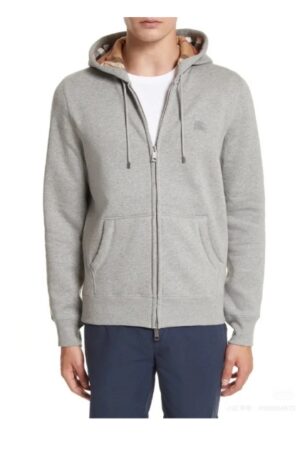 [버버리] 로고 자수 집업 후드티 (3 COLORS)