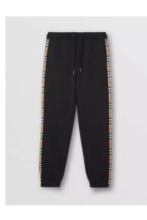 [버버리] 빈티지 체크 패널 코튼 조깅 팬츠 (2 COLORS)